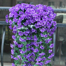 Load image into Gallery viewer, Vivid Artificial Hanging Orchid Bunch
