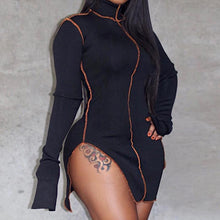 Load image into Gallery viewer, Women Short Slit Dress
