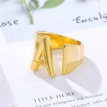 Load image into Gallery viewer, Initial A-Z Letter Ring
