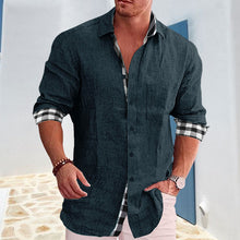 Load image into Gallery viewer, Gentleman Paneled Casual Buttons Pocket Blouse
