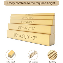Load image into Gallery viewer, Brass Height Gauges Set
