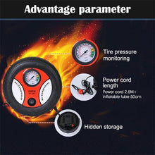 Load image into Gallery viewer, Mini Car Tire Inflator Pump
