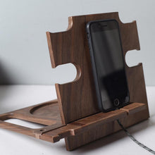 Load image into Gallery viewer, Wood Desktop Storage Holder
