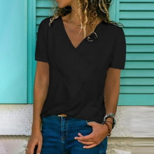 Load image into Gallery viewer, Flodress Classic V-Neck Short Sleeve T-shirt
