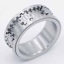 Load image into Gallery viewer, Stainless Steel Rotatable Gear Ring
