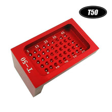 Load image into Gallery viewer, 50-Hole Positioning T-type Ruler
