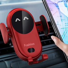 Load image into Gallery viewer, Smart Wireless Auto-Sensing Car Phone Holder Charger

