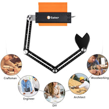 Load image into Gallery viewer, Saker® Contour Gauge Profile Tool With Opening Locator
