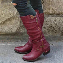 Load image into Gallery viewer, Womens Western Cowboy Knee Boots Punk Boots
