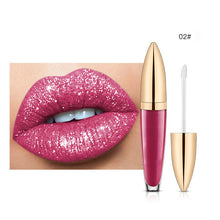 Load image into Gallery viewer, Diamond Lip Gloss Matte To Glitter Liquid Lipstick Waterproof
