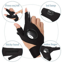 Load image into Gallery viewer, LED Gloves with Waterproof Lights
