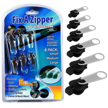 Load image into Gallery viewer, Fix Zip Puller, 6 pieces
