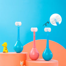 Load image into Gallery viewer, Three-sided Children&#39;s Toothbrush
