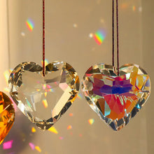 Load image into Gallery viewer, Hanging Heart Suncatcher Prism Crafts
