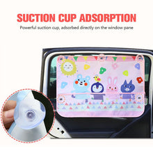 Load image into Gallery viewer, Cartoon car window curtain
