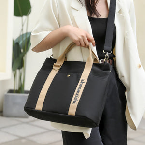 Printed Letter Crossbody Bag
