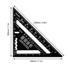Load image into Gallery viewer, 7/12 inch Triangle Carpenter Square
