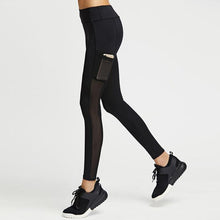 Load image into Gallery viewer, Mesh Pocket Yoga Leggings
