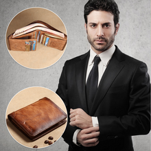 Load image into Gallery viewer, RFID Tri-Fold Retro Wallet
