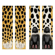 Load image into Gallery viewer, 3D Print Novelty Animal Paw Socks
