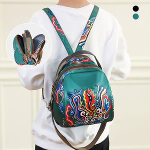 Printed Round Shoulder Bag