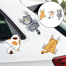 Load image into Gallery viewer, Cute Cat Cartoon Decal Car Stickers
