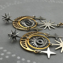 Load image into Gallery viewer, &quot;The Eye of Horus&quot; Earrings
