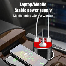 Load image into Gallery viewer, Car Mounted Cup Type Inverter Converter QC Charger
