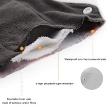 Load image into Gallery viewer, Washable sanitary napkins made of bamboo charcoal
