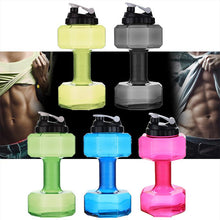 Load image into Gallery viewer, Dumbbell Shape Water Bottles
