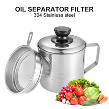 Load image into Gallery viewer, Home Grease Container With Strainer
