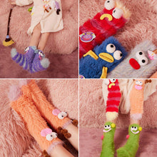 Load image into Gallery viewer, Coral velvet three-dimensional quirky socks
