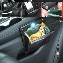 Load image into Gallery viewer, Waterproof Car Leather Trash Can
