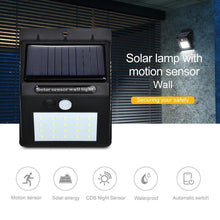 Load image into Gallery viewer, Hirundo 20 LED Solar Lamps Outdoor
