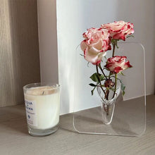 Load image into Gallery viewer, Photo Frame Vase Desktop Flower Arrangement Ornament
