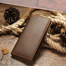 Load image into Gallery viewer, Men&#39;s Long Genuine Leather Wallet
