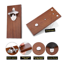 Load image into Gallery viewer, Bottle Opener and Magnetic Bottle Cap Catch
