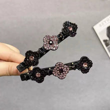 Load image into Gallery viewer, Three Flower Side Hair Clip
