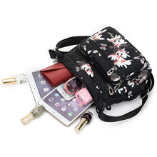 Load image into Gallery viewer, Women&#39;s Multi-Pocket Nylon Shoulder Handbag
