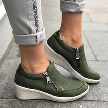 Load image into Gallery viewer, Women Sleeve travel shoes wedge heel casual
