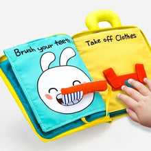 Load image into Gallery viewer, Early Education 3D Cloth Book

