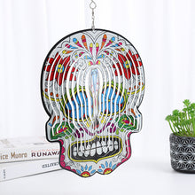Load image into Gallery viewer, Sugar Skull Wind Spinners
