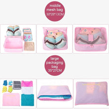 Load image into Gallery viewer, 6 pieces portable luggage packing cubes

