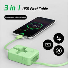 Load image into Gallery viewer, 4-in-1 Data Cable Phone Stand
