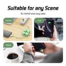 Load image into Gallery viewer, 4-in-1 Data Cable Phone Stand
