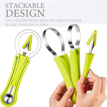 Load image into Gallery viewer, 4 in 1 Stainless Steel Fruit Tool Set
