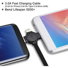 Load image into Gallery viewer, 4-in-1 Data Cable Phone Stand
