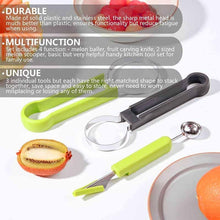 Load image into Gallery viewer, 4 in 1 Stainless Steel Fruit Tool Set

