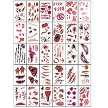 Load image into Gallery viewer, 🎃Halloween prank makeup temporary tattoo🎃

