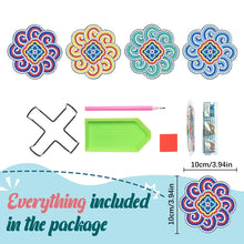 Load image into Gallery viewer, Diamond Crafts Coasters Diamond Painting Coasters (Mandala)
